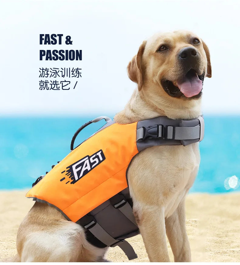 Chaleco salvavidas para mascotas, chaleco salvavidas para perros con hebilla ajustable, ropa para cachorros, abrigo salvavidas de seguridad para perros para nadar, canotaje, accesorios de caza