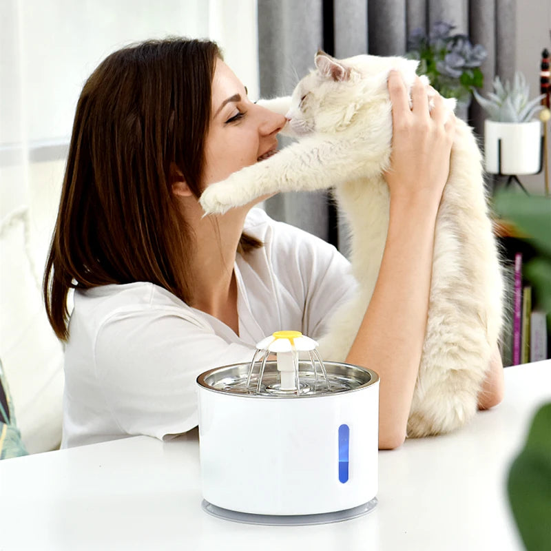 Fontaine d'eau pour animaux de compagnie, bol à boire pour chien, distributeur d'eau automatique USB, abreuvoir Super silencieux, mangeoire automatique, produits pour animaux de compagnie