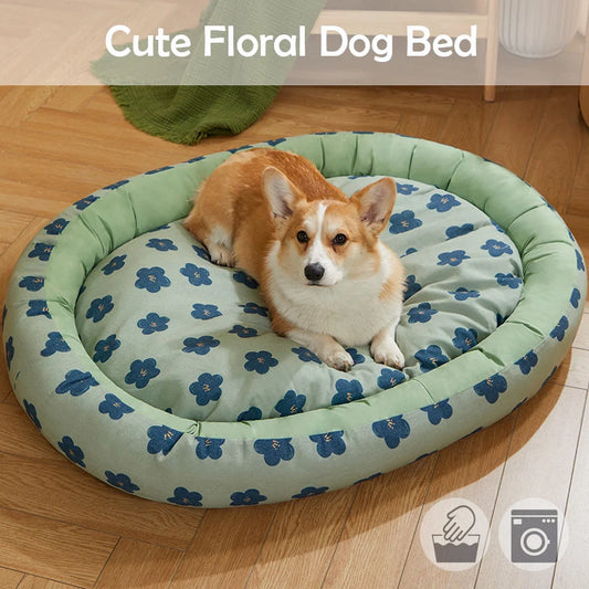 Pet Dog Bed Comfortable Pet Mat Bed for Dogs Soft Comfortable Detachable Pet Bed Kennel Dog Sofa Cushion Dog