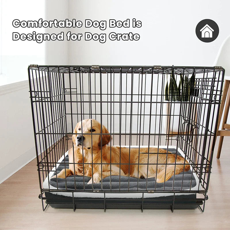 Cama grande de felpa para perros, camas para gatos para perros medianos, funda extraíble, cojín para mascotas, camas para perros súper suaves con cremallera, sofá cama para mascotas