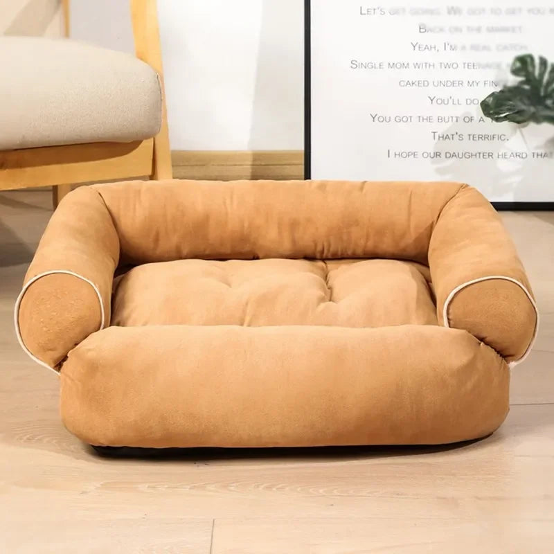 Lit pour animaux de compagnie, chaud et doux, pour moyen et petit chien, coussin de canapé pour chien, lit apaisant, fournitures pour animaux de compagnie, tapis de niche pour chiens