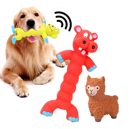 Juguetes para perros con forma de Animal, juguete con sonido chirriante de goma para perros, gatos, suministros para mascotas, productos para mascotas, juguetes para masticar para cachorros y mascotas