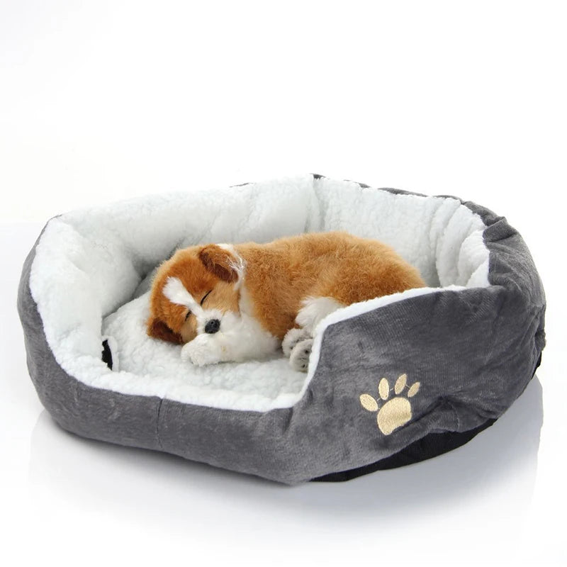 Cama para Perros Cama para Gatos Camas para Mascotas con algodón PP Engrosado, Cama Cueva para Perros y sofá Adecuado para Cachorros pequeños y Gatos