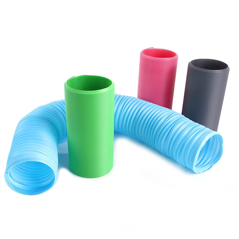 Práctico túnel para hámster, tubo para mascotas, juguete de juego plegable para interiores y exteriores, juguetes para mascotas pequeñas para rompecabezas, ejercicio, entrenamiento de ocultación