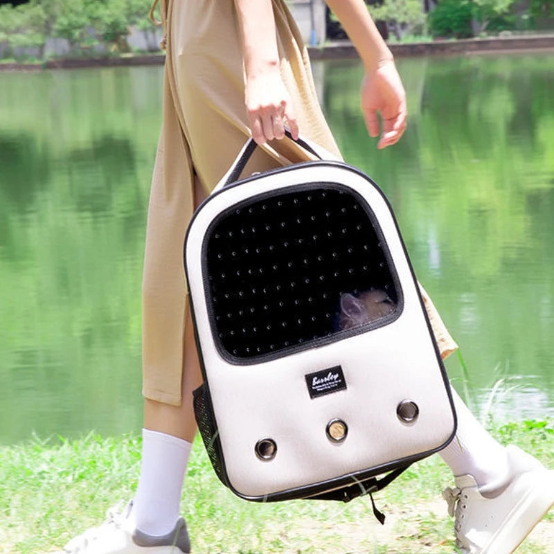 Trolley Pet Backpack Large Space Mute Universal Wheel Cat Bag Folding Trolleys Pets Bags Cats And Dog Carrier