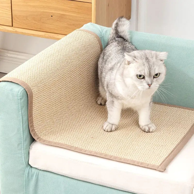 Natural Bamboo Cat Scratcher Sofa Mats Board Cat Scratch for Sharpen Nails Scraper Pet Tree Toys Chair Sofa Furniture Protector