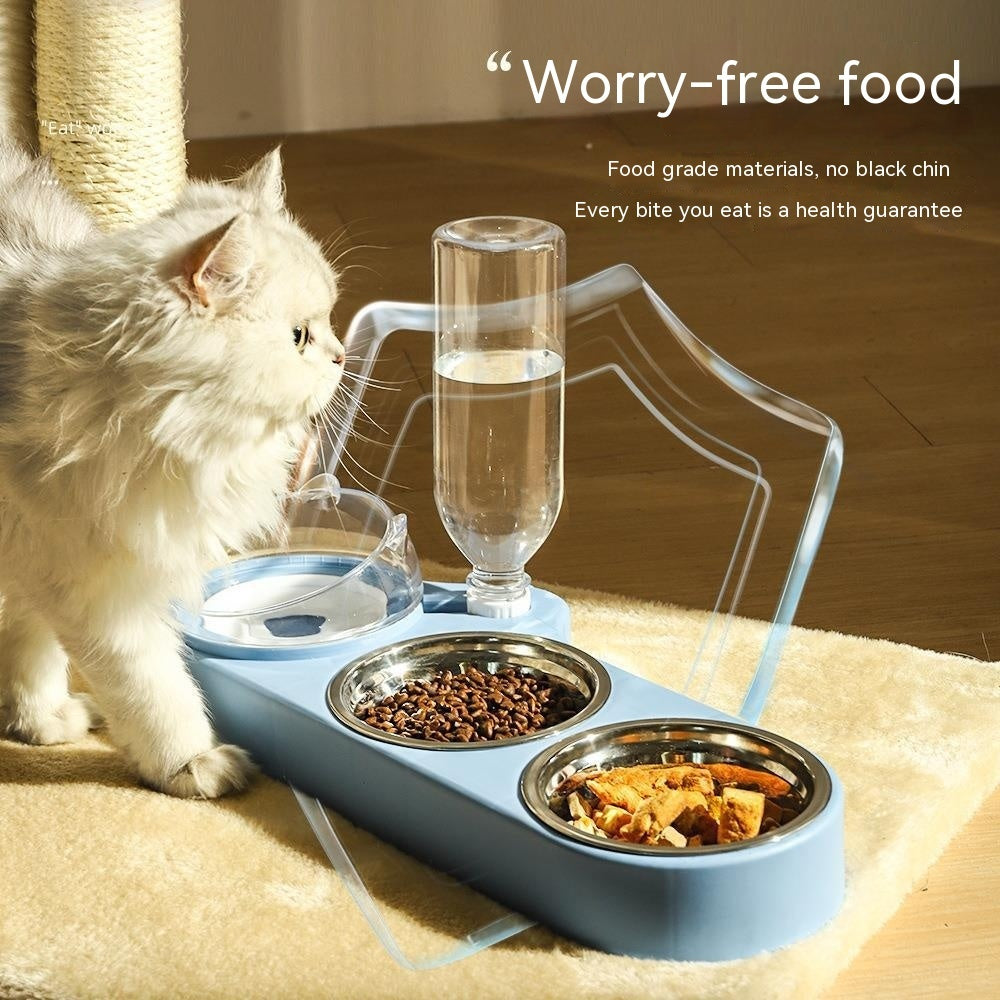 Protection automatique de l'eau potable, support de nourriture pour chat de la colonne cervicale