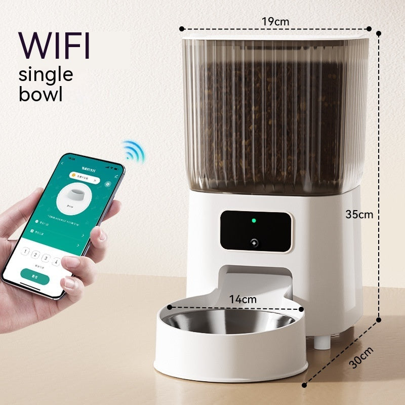 Automatic Pet Feeder Cat Intelligent Remote Control Cat Food Dog Food Timing Quantitative Video Monitoring Pet Feeding Machine