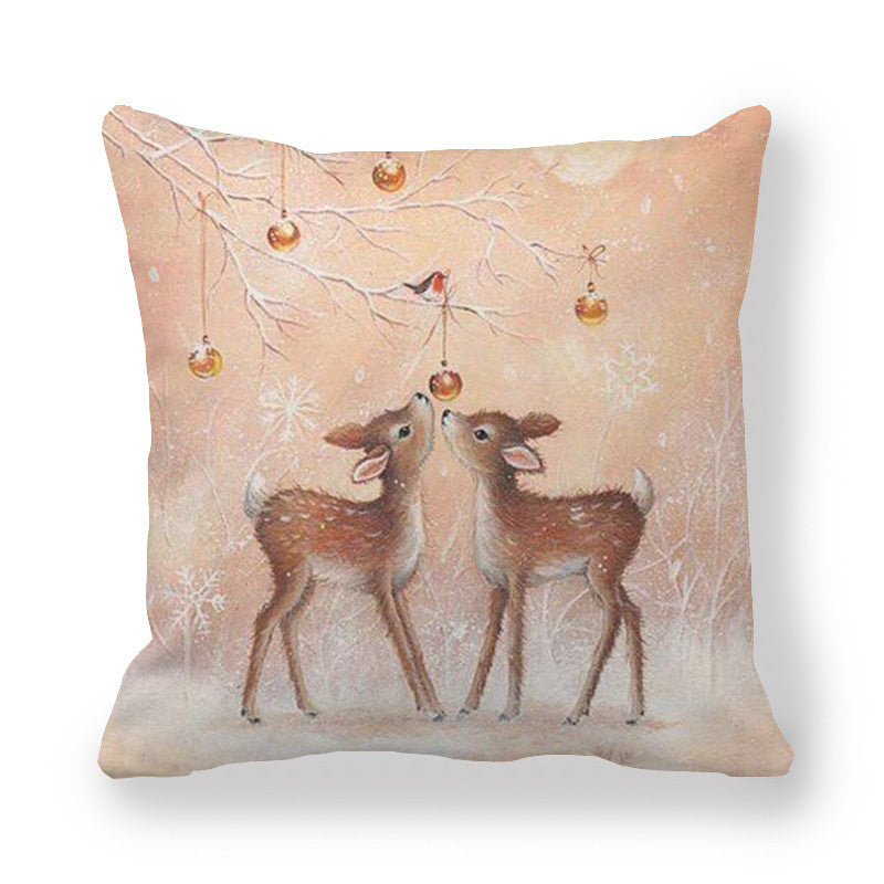 Animal Vintage Linen Home Sofa Cushion