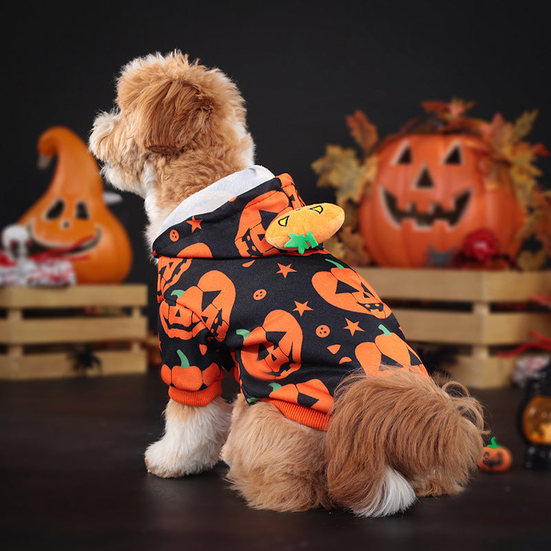 Ropa para mascotas Wansheng Suéter con calabaza para perros y gatos