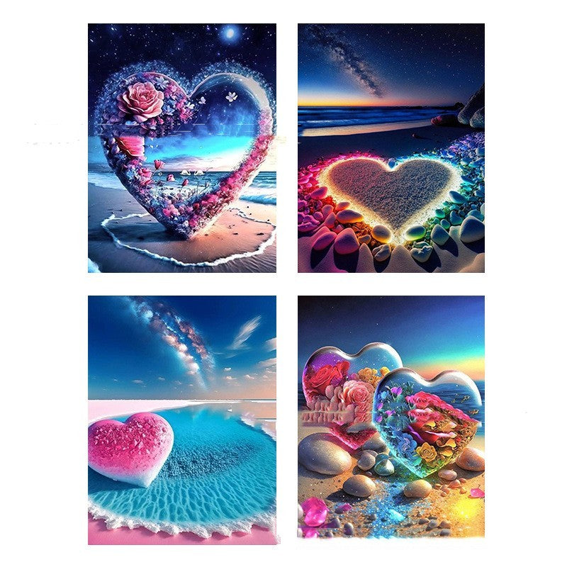 5D Diamond Painting Landscape Animal Decoration Combination