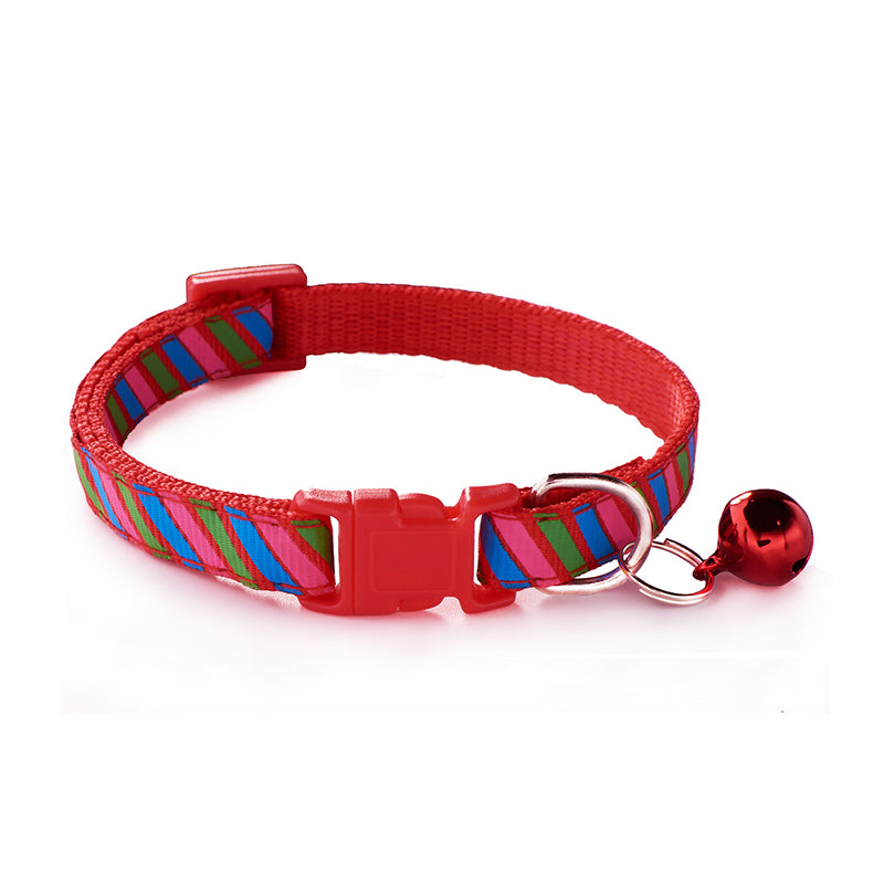 Twill Printed Cloth Collar Pet Bells