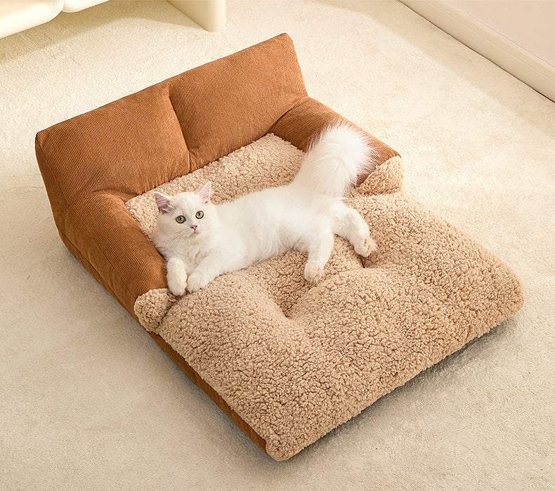 Dog Kennel For All Four Seasons Universal Warm Cushion Pet Nest Mat Cat Nest Supplies Sofa Bed For Small And Medium Dogs