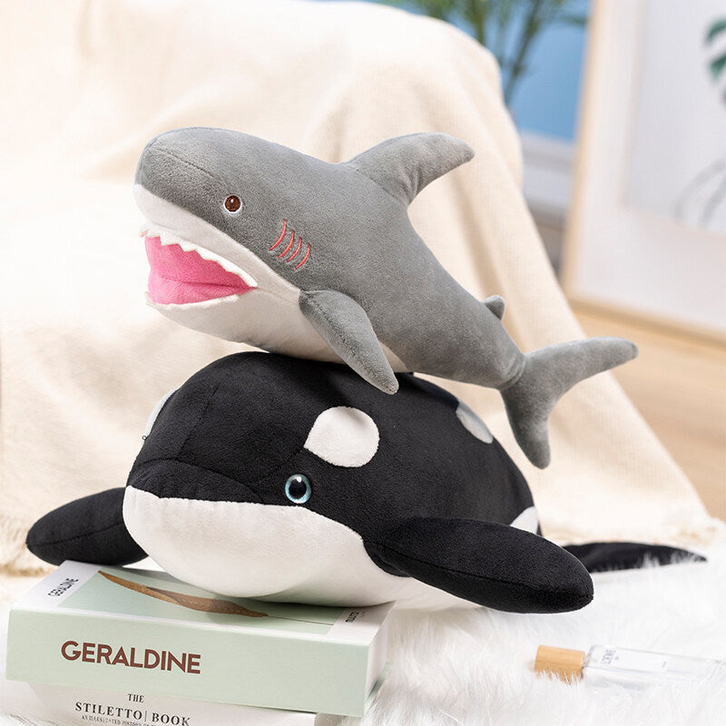 Simulation Of Great White Shark Doll Cushion Plush Toys