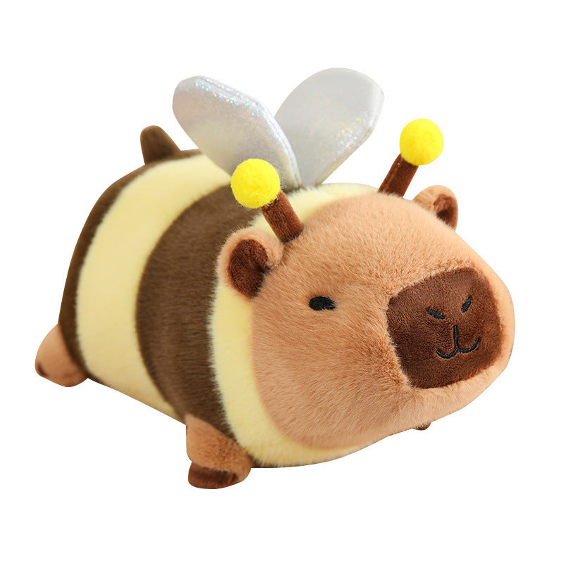 Bee Toast Transformation Lying Capabala Plush Doll Toast Capybara