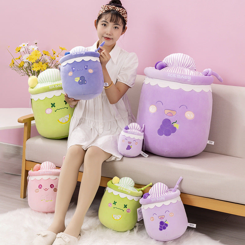 Fashion Cute Milk Tea Plush Toy