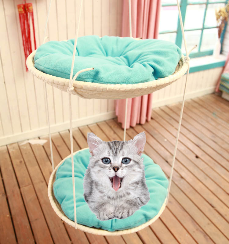 Home Fashion Cat Bed Hanging Basket