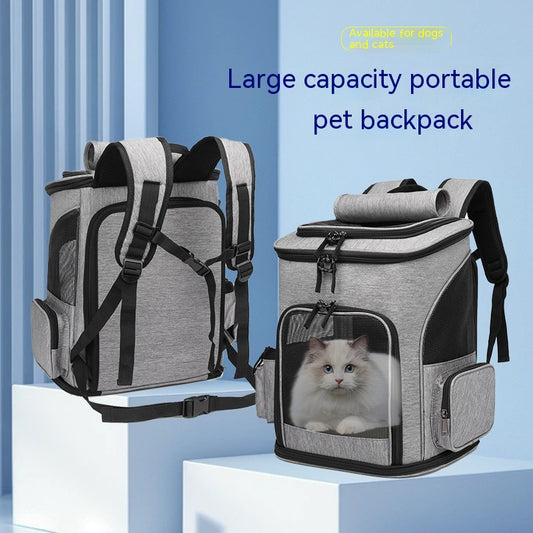 Sac extensible pour animaux de compagnie, sac pour chien de grande capacité, sac à dos Portable pour chat, sac pliable pour chat