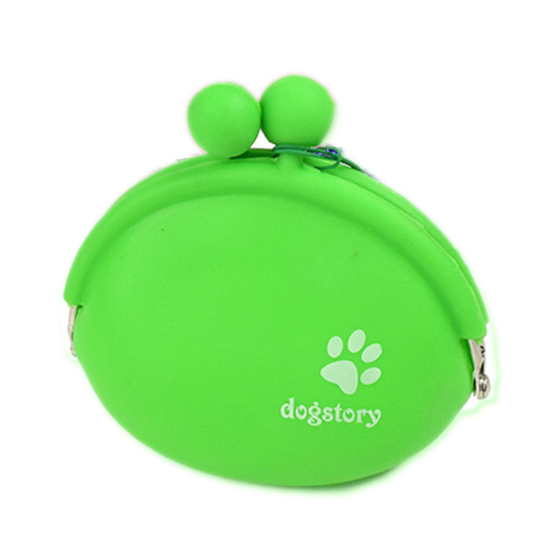 Sac de rangement en silicone pour nourriture et friandises pour chien