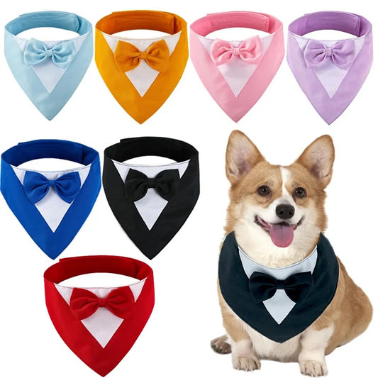 Bavoir triangulaire pour animaux de compagnie, serviette de salive, collier pour animaux de compagnie, vêtements pour chiens, chats, chiots, écharpe, bavoir, accessoires pour animaux de compagnie, collier pour chien, harnais 