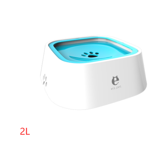 Bol d'eau flottant Anti-débordement pour chien et chat, 1,5 l, distributeur d'eau lente, fontaine pour animaux de compagnie, ABS et PP, fournitures pour chiens