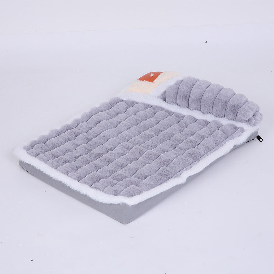 Alfombrilla cálida y cómoda para perros para otoño e invierno, desmontable y lavable, adecuada para perros grandes Cama para perros Suministros para mascotas 