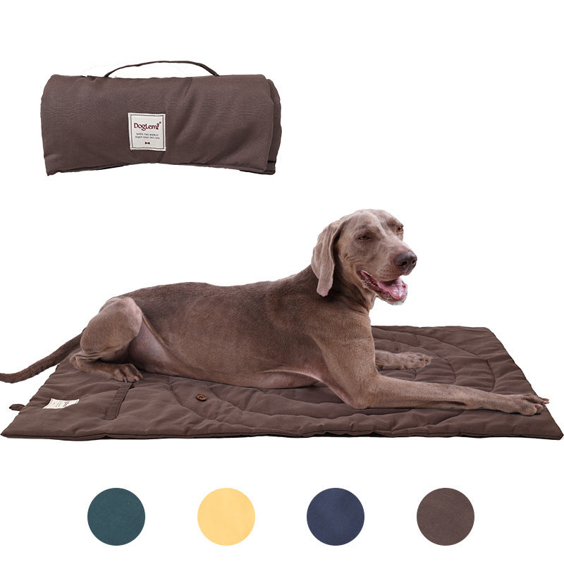 Matelas de niche chaud et imperméable pour animaux de compagnie