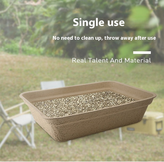 Caja de arena desechable impermeable respetuosa con el medio ambiente y degradable