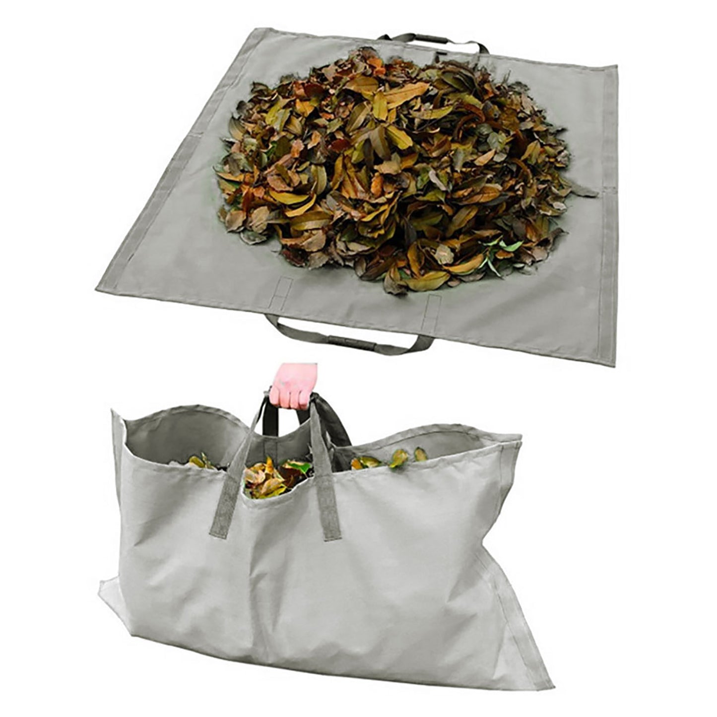 Bâche de stockage de feuilles de jardin, conteneur de déchets de pelouse extérieure, conteneur Recyclable, fourre-tout de jardin robuste, sacs à ordures