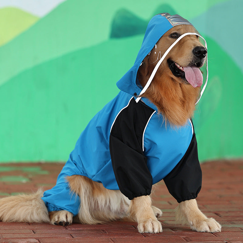 Poncho impermeable para perros con todo incluido para mascotas