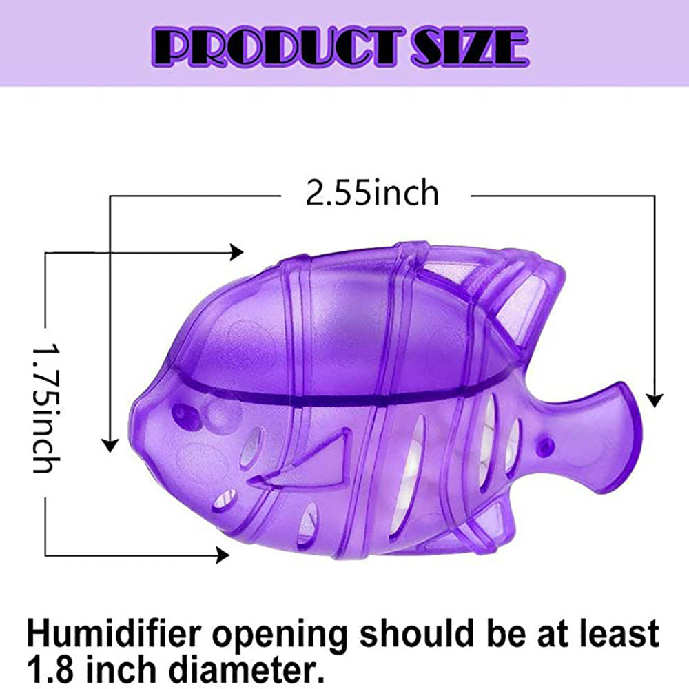 Limpie la pantalla del filtro de los accesorios del humidificador de pescado