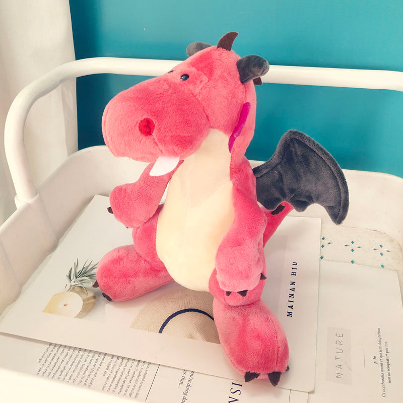 Jouet en peluche ptérosaure Dragon à Double tête, commerce extérieur, Animal de dessin animé Amazon, cadeau pour enfants, vente en gros, poupée dinosaure, en Stock