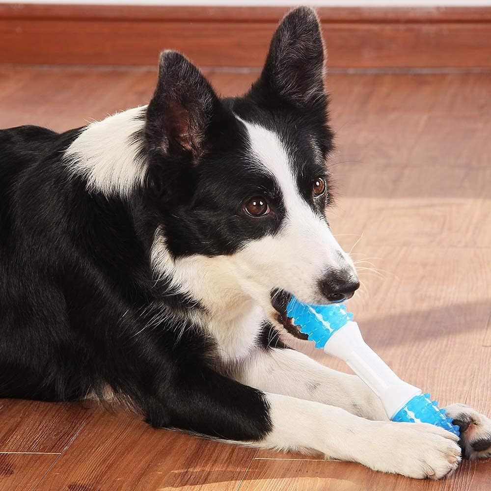 Juguetes para masticar para la dentición de cachorros Juguetes para masticar dentales para perros para masticadores suaves Promueve la salud dental Reduce las molestias de la dentición Aburrimiento Refresca el aliento Hecho de goma