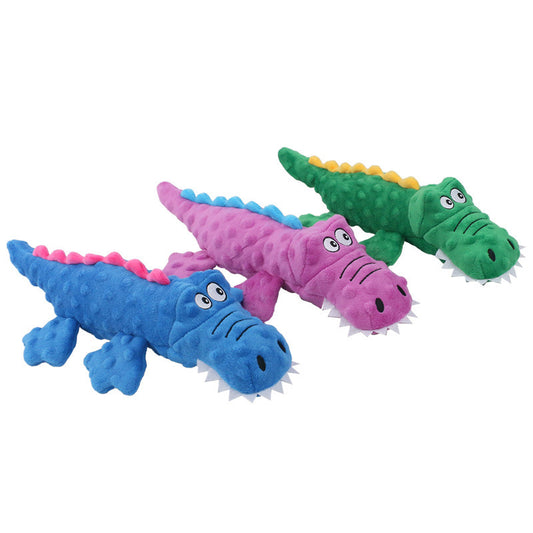 New Pet Plush Toy With Sound Grinding Teeth Bite Resistance Cute Cartoon