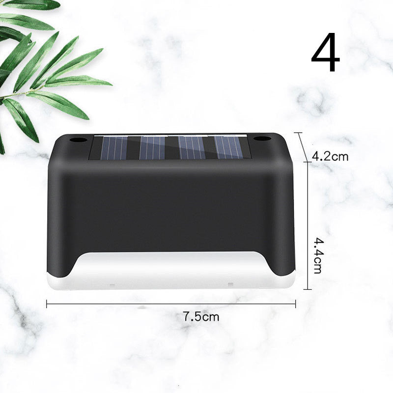 Nueva actualización, lámpara Solar LED resistente al agua para valla, luces solares para cubierta, luz de paso Solar para exteriores, para Patio, escaleras, camino de jardín, Patio