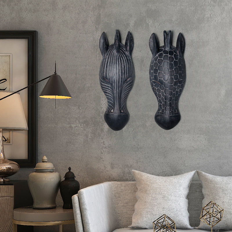 American Model House Creative Animal Wall Decoration