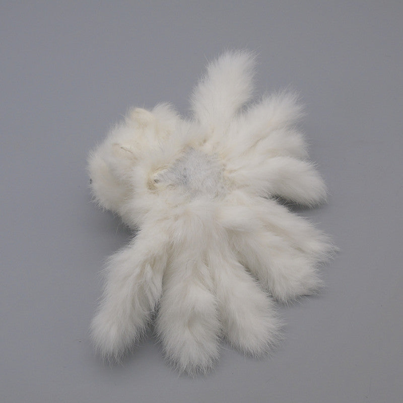 Artificial Nine-tail Fox Home Decoration Wool-like Animal