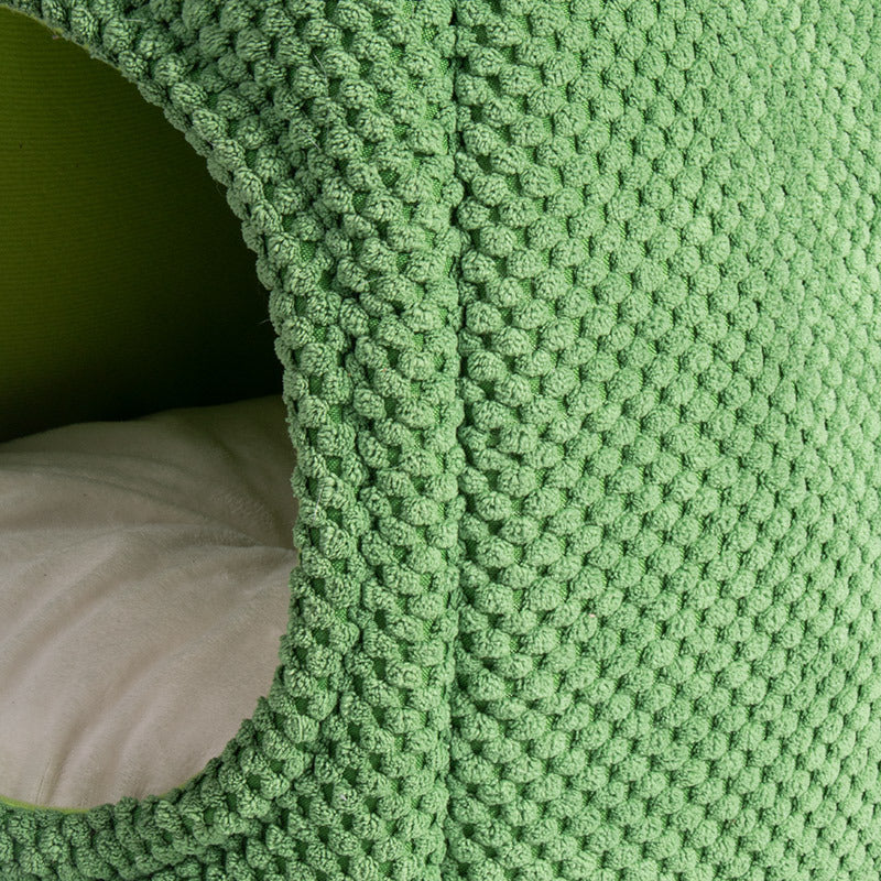 Cama para gatos con forma de cactus, cálida y cerrada, nido para perros y gatitos, cómoda alfombra para dormir profundamente, tienda de campaña para mascotas, cueva acogedora, suministros para mascotas de interior 