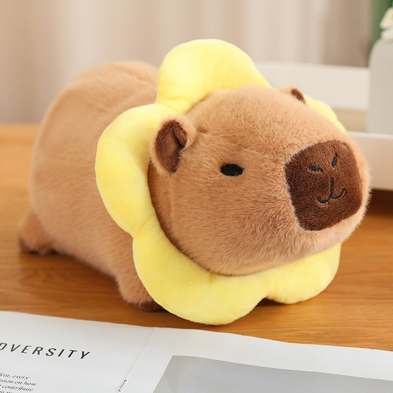 Bee Toast Transformation Lying Capabala Plush Doll Toast Capybara