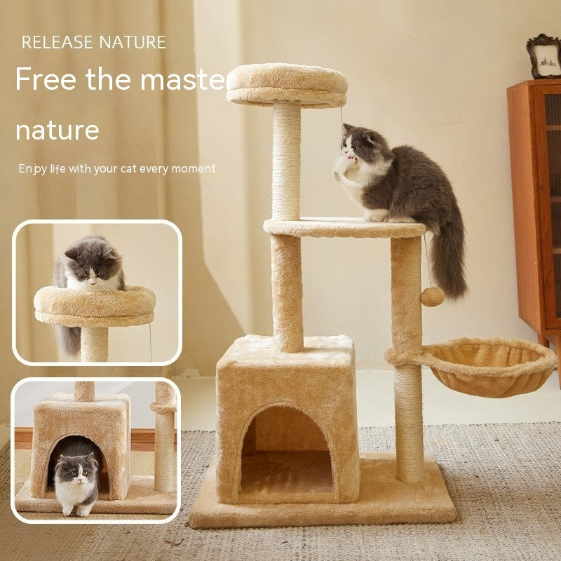 Cadre d'escalade en bois pour chat, fournitures pour animaux de compagnie, jouet Simple, résistant à l'usure, sans pellicules