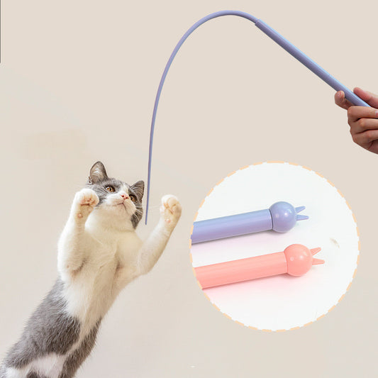 Silicone Replaceable Cat Playing Rod