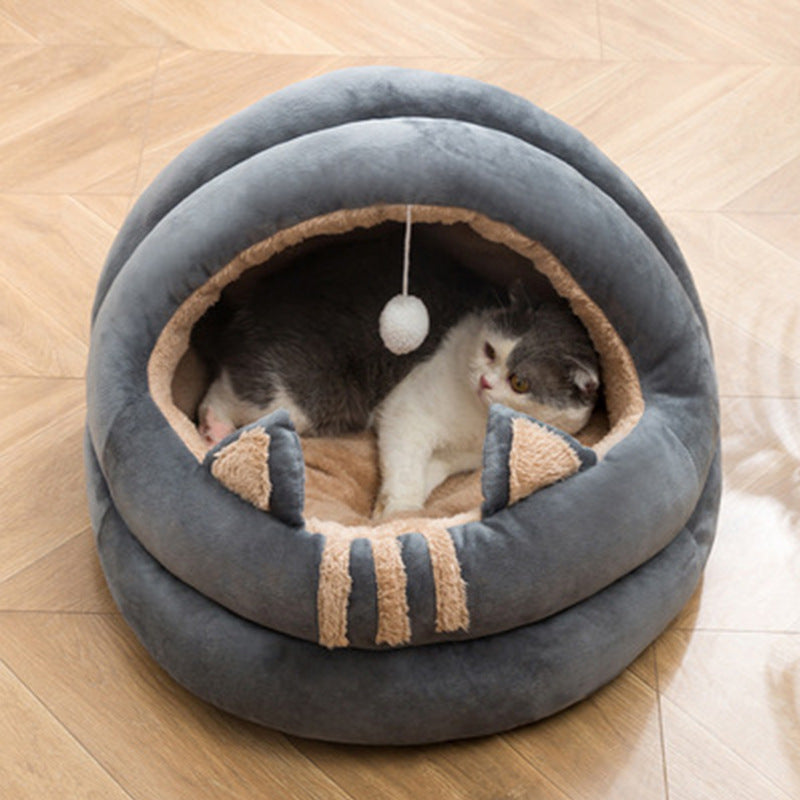 Cama Nido para Gatos Casa Nido para Gatos Semicerrada Cool Summer Haven 