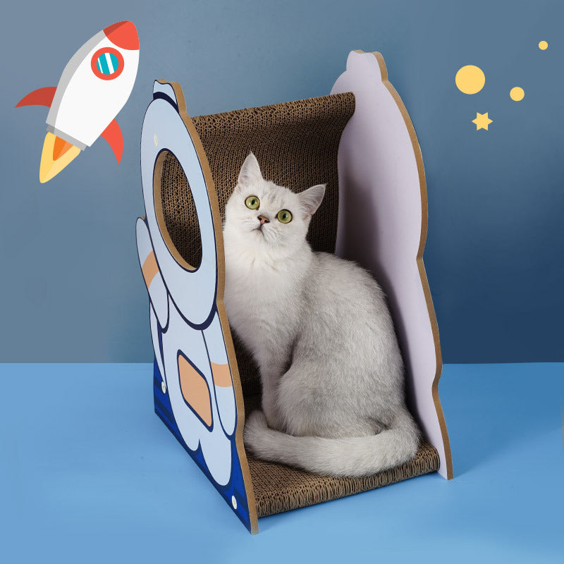 Nid de chat ondulé Astronaut Grande planche d'appui