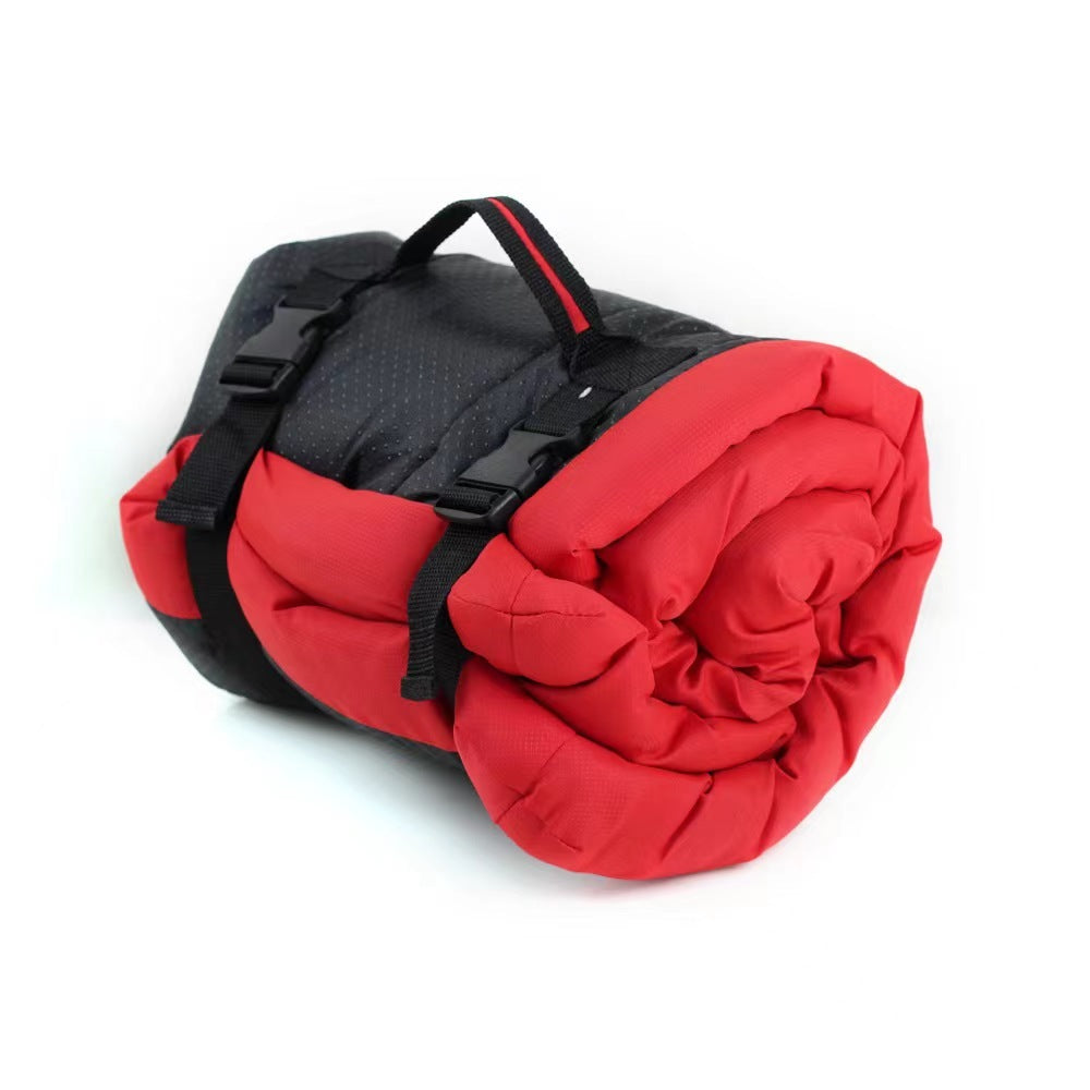 Lit d'extérieur pour chien, lit de voyage portable pour camping, doux, confortable, imperméable, antidérapant, lavable en machine, facile à nettoyer, tapis pour animaux de compagnie pour petits, moyens et grands chiens et chats