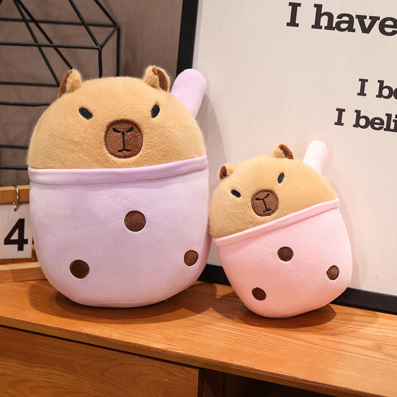 Capabala Capybara Milk Tea Transformation Doll