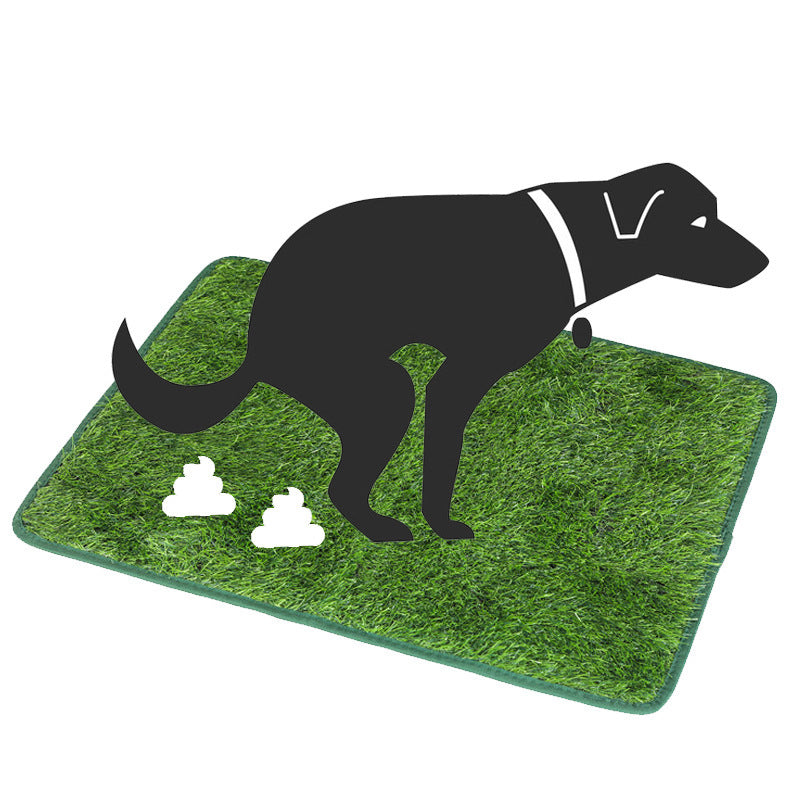 Tapis de toilette pour chien en gazon artificiel Tapis de dressage pour animaux de compagnie Tapis de pelouse lavable et réutilisable pour chat et chien Tapis de dressage pour chien