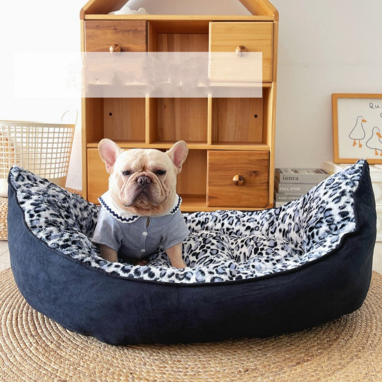 A Small Boat, Pet Sofa, Dog Bed, Thickened Plush Dog Mat