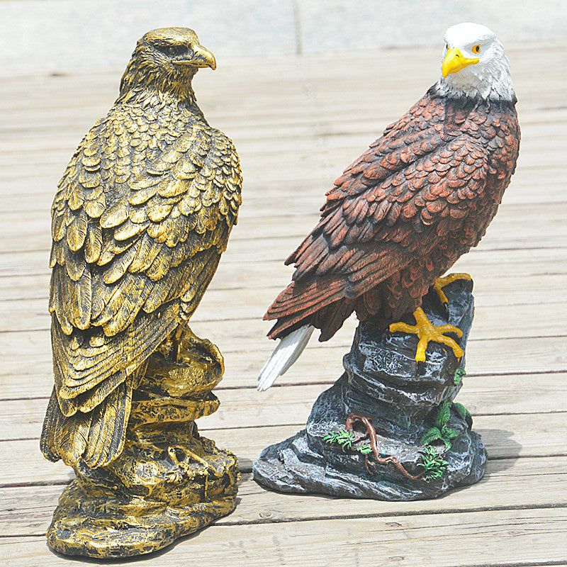 Modelo Animal Decoración Del Hogar Adorno De Águila De Resina