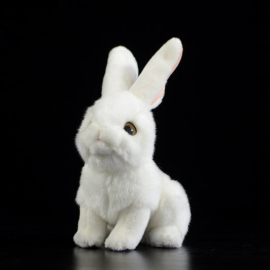 Poupée en peluche de simulation de lapin