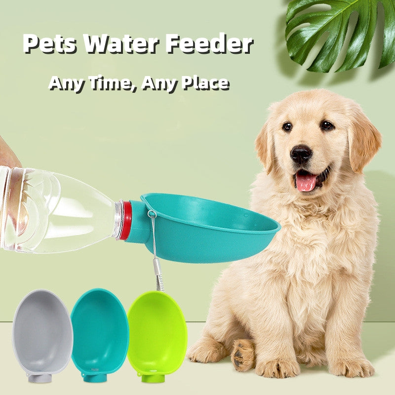 Bol à boire Portable pour chien, alimentation en eau en plein air pour animaux de compagnie, tasse d'eau extérieure, bouilloire pour petites races, produits pour animaux de compagnie